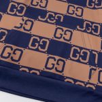 Hoodie Gucci Monogram Brown Blue GC080 - Image 5