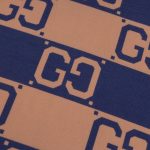 Hoodie Gucci Monogram Brown Blue GC080 - Image 6