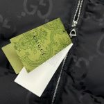 Puffer Jacket Gucci Monogram Black GC081 - Image 6
