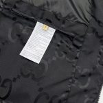 Puffer Jacket Gucci Monogram Black GC081 - Image 7