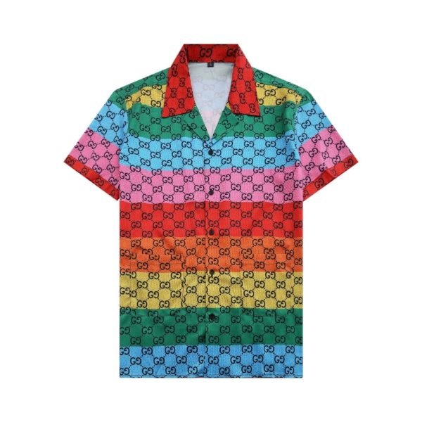 d105610_15192-1.jpg Shirt Gucci Rainbow Monogram GC082 - Image 1