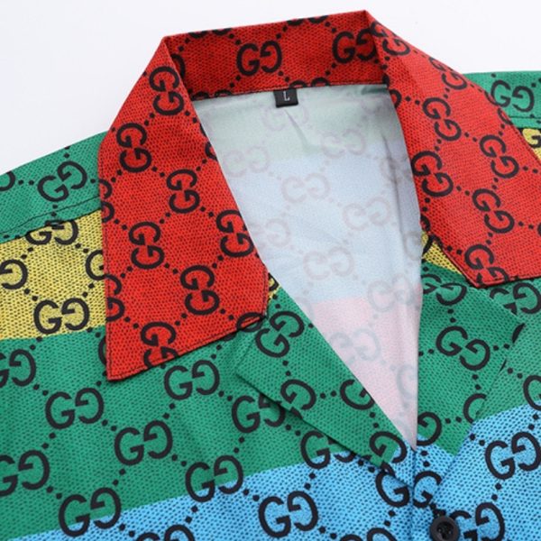 Shirt Gucci Rainbow Monogram GC082 - Image 3