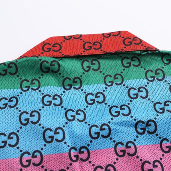 Shirt Gucci Rainbow Monogram GC082 - Image 4