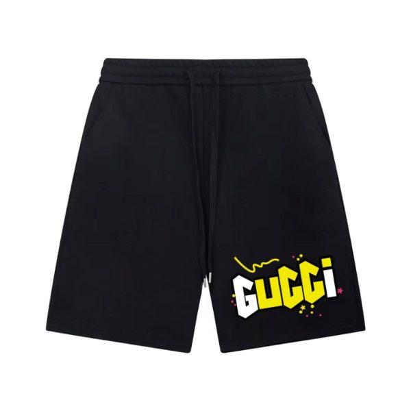 d105614_15955-1.jpg Shorts Gucci Logo Black GC083 - Image 1