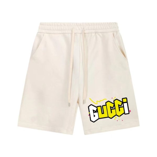 d105619_15977-1.jpg Shorts Gucci Logo White GC084 - Image 1