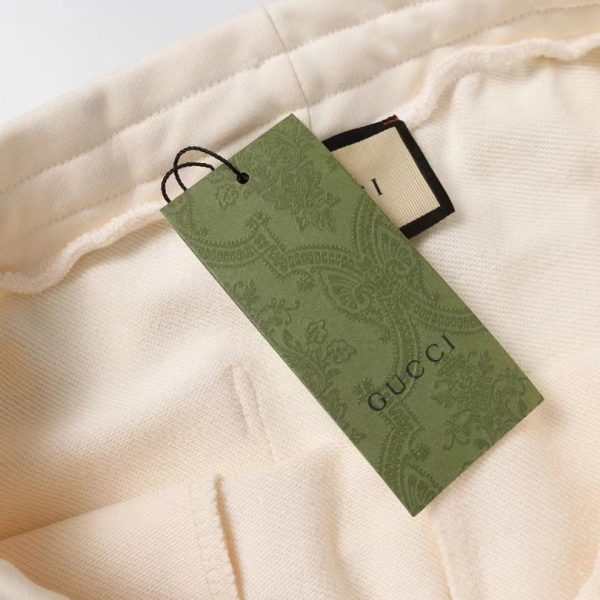 Shorts Gucci Logo White GC084 - Image 3
