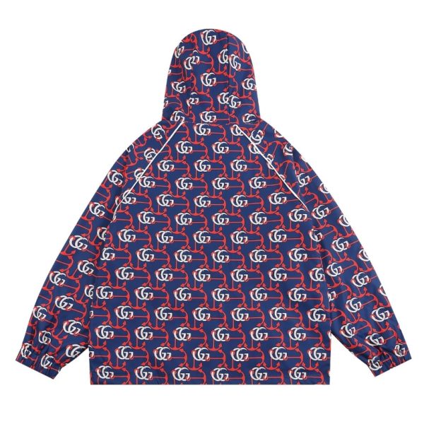 Jacket Gucci GG Logo Windbreaker GC089 - Image 2
