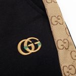 Shorts Gucci Black Monogram Side-Pocket GC094 - Image 3