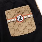 Shorts Gucci Black Monogram Side-Pocket GC094 - Image 4