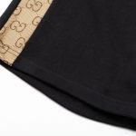 Shorts Gucci Black Monogram Side-Pocket GC094 - Image 8