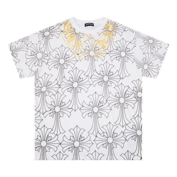 d105785_20931-1.jpg T-shirt Chrome Hearts Cross Pattern White CH001 - Image 1
