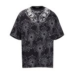 T-shirt Chrome Hearts Cross Pattern Black CH002 - Image 3