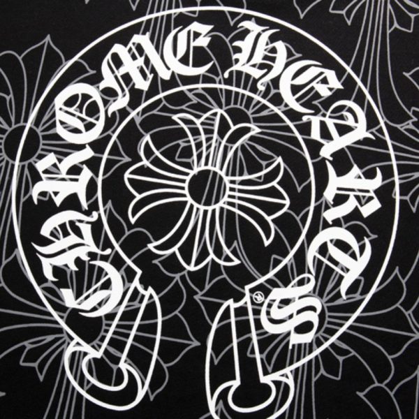 T-shirt Chrome Hearts Cross Pattern Black CH002 - Image 5