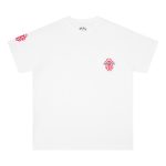 T-shirt Chrome Hearts Red Cross Crest White CH003