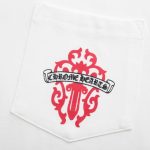 T-shirt Chrome Hearts Red Cross Crest White CH003 - Image 6