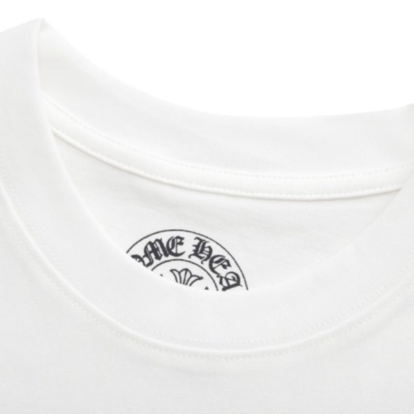 T-shirt Chrome Hearts Red Cross Crest White CH003 - Image 10