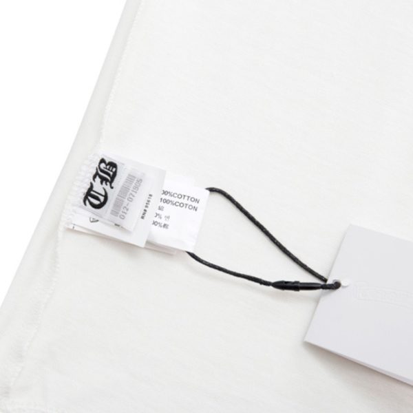 T-shirt Chrome Hearts Red Cross Crest White CH003 - Image 12