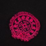 Sweatshirt Chrome Hearts Pink Horseshoe Black CH006 - Image 3