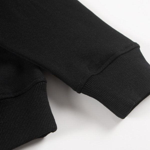 Sweatshirt Chrome Hearts Pink Horseshoe Black CH006 - Image 7