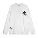 Sweatshirt Chrome Hearts Multicolor Crosses White CH007