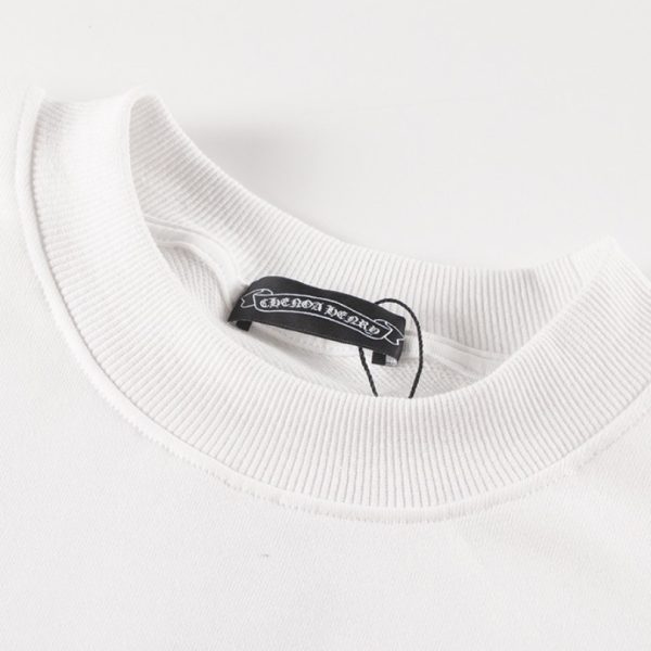 Sweatshirt Chrome Hearts Multicolor Crosses White CH007 - Image 7