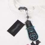 Sweatshirt Chrome Hearts Multicolor Crosses White CH007 - Image 8