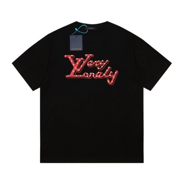 d106023_23021-1.jpg T-shirt Louis Vuitton Very Lovely Black LV017 - Image 1
