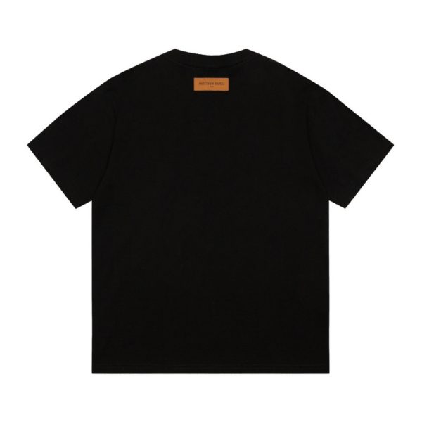 T-shirt Louis Vuitton Very Lovely Black LV017 - Image 2