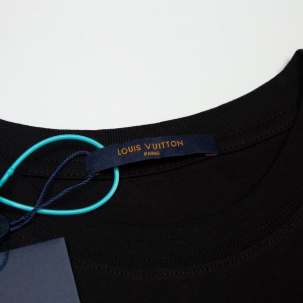 T-shirt Louis Vuitton Very Lovely Black LV017 - Image 6