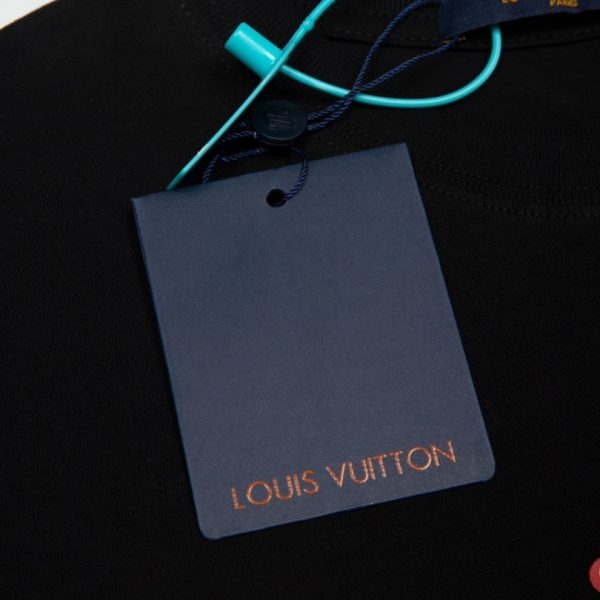 T-shirt Louis Vuitton Very Lovely Black LV017 - Image 7
