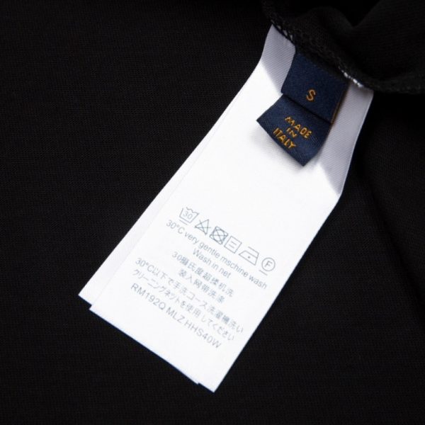 T-shirt Louis Vuitton Very Lovely Black LV017 - Image 8