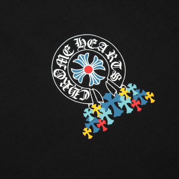 T-shirt Chrome Hearts Floral Logo CH012 - Image 3