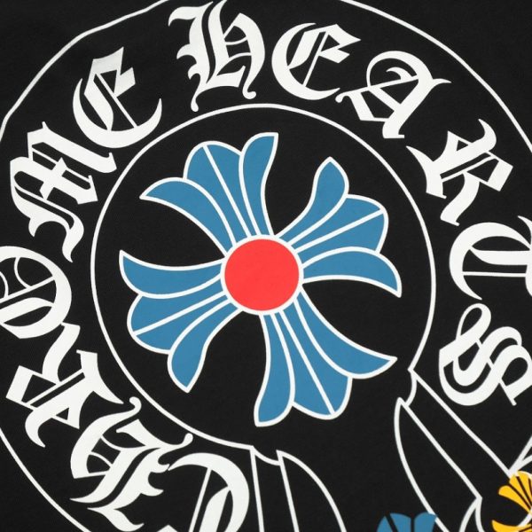 T-shirt Chrome Hearts Floral Logo CH012 - Image 4