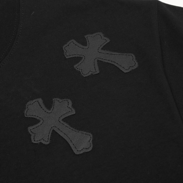 T-shirt Chrome Hearts Cross All Black CH013 - Image 4