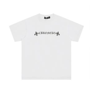 T-shirt Chrome Hearts Horseshoe White Logo CH015