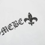 T-shirt Chrome Hearts Horseshoe White Logo CH015 - Image 3