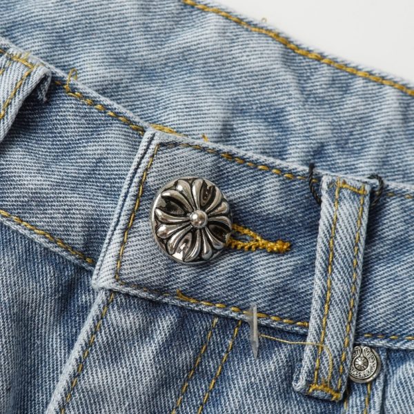Jeans Chrome Hearts Multicolor Cross Patch CH022 - Image 7