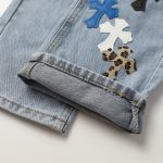 Jeans Chrome Hearts Multicolor Cross Patch CH022 - Image 9