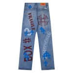 Jeans Chrome Hearts Box Cross Patch CH023 - Image 2