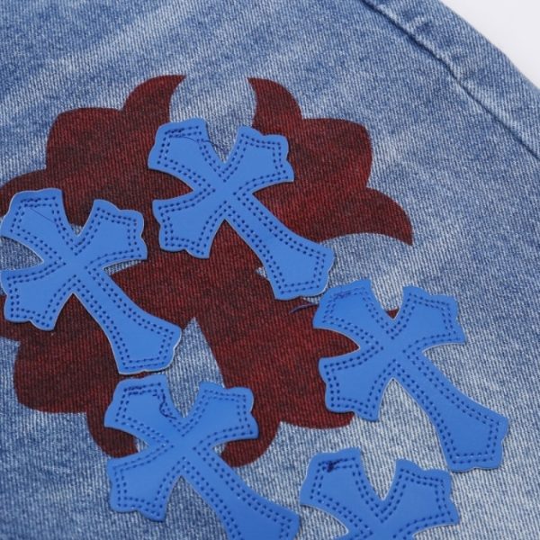Jeans Chrome Hearts Box Cross Patch CH023 - Image 4