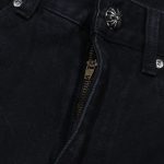Jeans Chrome Hearts Black White Cross Patch CH025 - Image 3