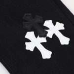 Jeans Chrome Hearts Black White Cross Patch CH025 - Image 6