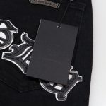 Jeans Chrome Hearts Black White Cross Patch CH025 - Image 12