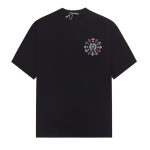 T-shirt Chrome Hearts Multicolor Cross Wreath Black CH028