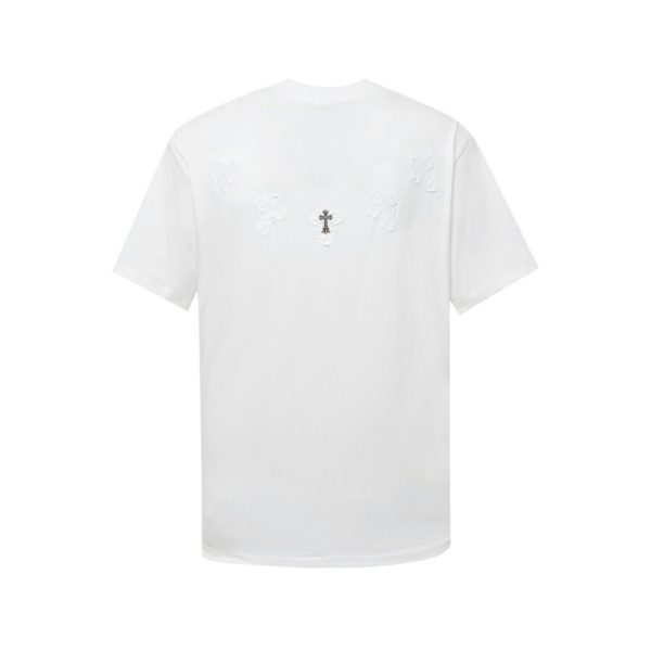 T-shirt Chrome Hearts White Cross Embroidery CH030 - Image 2