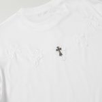 T-shirt Chrome Hearts White Cross Embroidery CH030 - Image 3