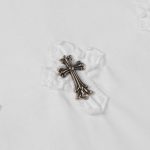 T-shirt Chrome Hearts White Cross Embroidery CH030 - Image 4