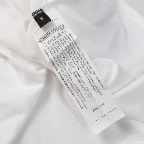 T-shirt Chrome Hearts White Cross Embroidery CH030 - Image 7