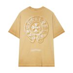 T-shirt Chrome Hearts Gold Horseshoe Logo CH034 - Image 2