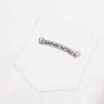 T-shirt Chrome Hearts Hollywood White Logo Print CH039 - Image 3